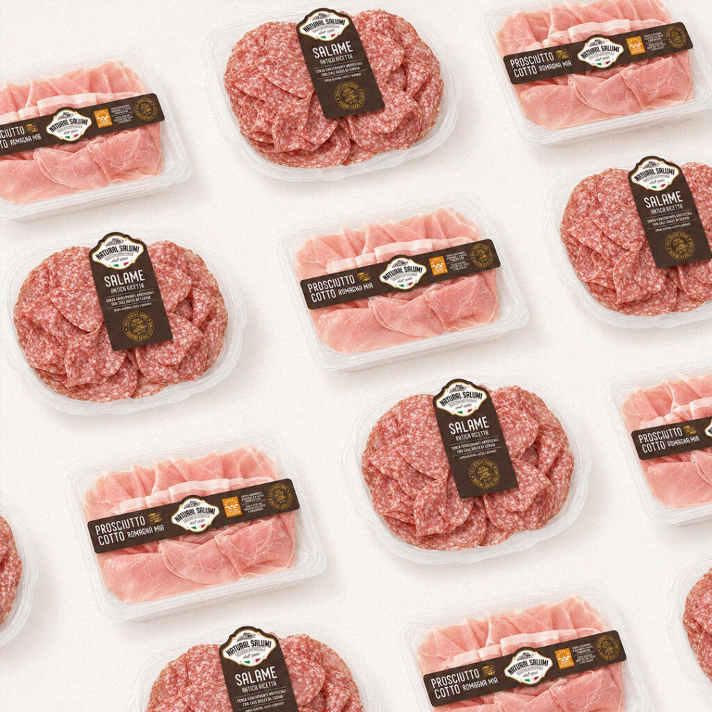 Tutti i pack della linea Natural Salumi.