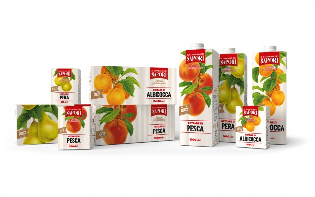 Menabò, agenzia di comunicazione a Forlì per Fruttagel - Packaging nettari di frutta
