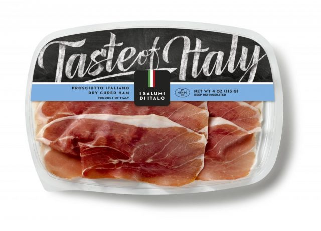 Menabò, agenzia di comunicazione a Forlì, per la linea “taste of Italy” di Veroni - Packaging prosciutto crudo